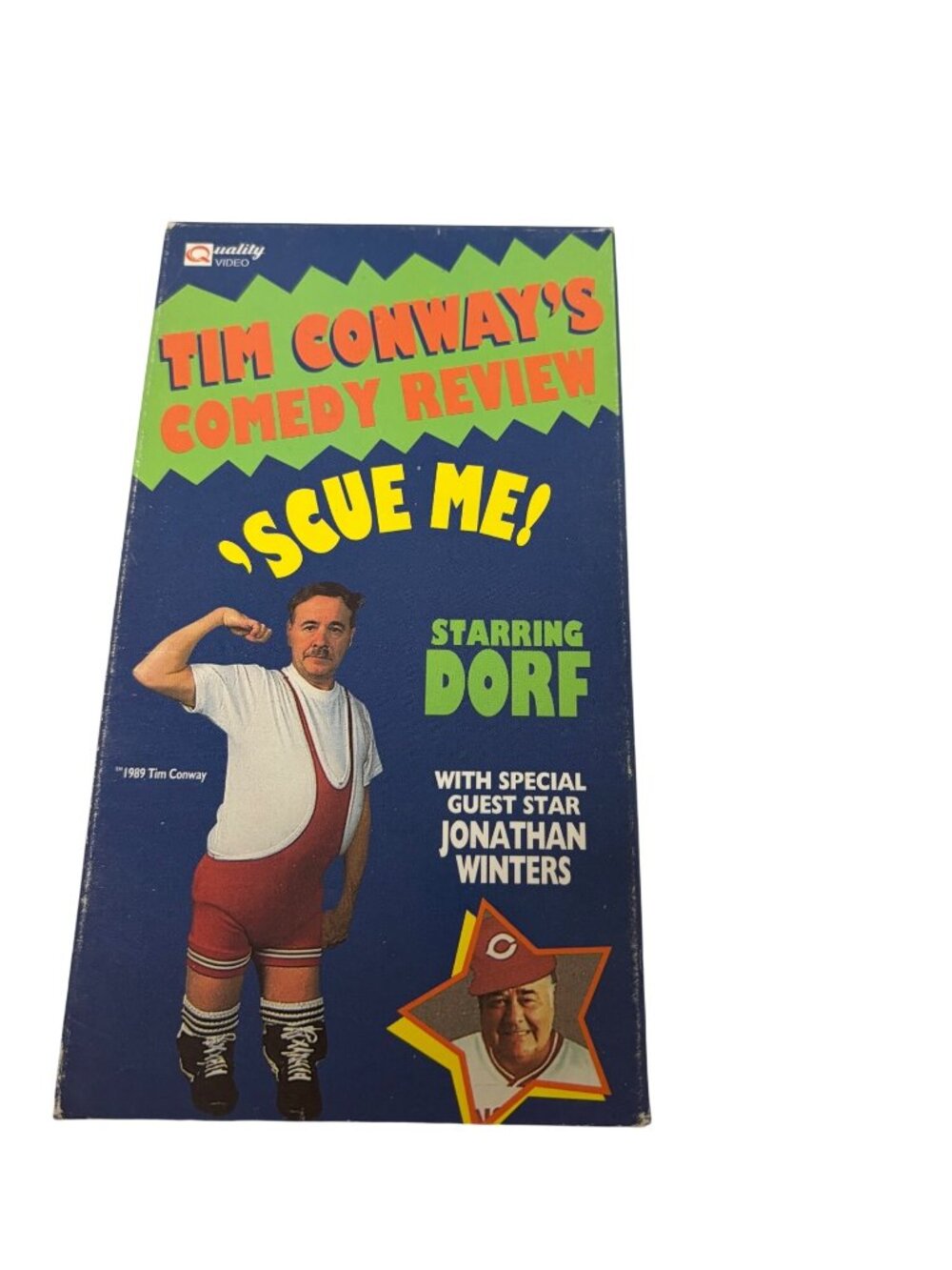 Tim Conways Comedy Review Scue me Starring Dorf 1989 VHS Vintage